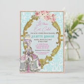 ケーキマ食べリーアントイネットブライダルシャワー 招待状 (スタンド正面)