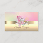 ケーキミエレガントキサーウィスクフラワーベーカリー 名刺 (正面)