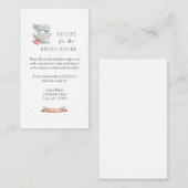 ケーキミキサーブライダルシャワーレシピ要求 エンクロージャーカード (正面/裏面)