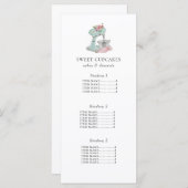 ケーキミキサーベーカリーメニューカード メニュー (正面/裏面)