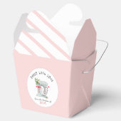 ケーキミキピンク&ホワイトクッキーの好意ボックス フェイバーボックス (オープン)