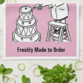 ケーキメイキング&ケーキベーキング，ベイカーズ キッチンタオル (折り畳み)