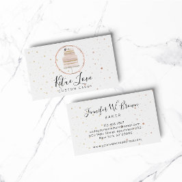 ケーキメーカー ベーカリー パティスリー 名刺