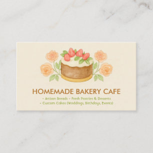 ケーキメーカーCookieフローラベーカリーカフェ 名刺