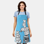 ケーキメーカ飾ーの巨大ケーキエプロン エプロン (着用した状態)