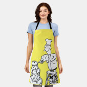 ケーキメーカ飾ーの巨大ケーキ エプロン (着用した状態)