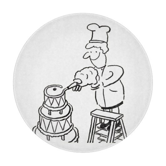 ケーキメーカ飾ーの巨大ケーキ カッティングボード (正面)