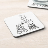 ケーキメーカ飾ーの巨大ケーキ コースター (左側)