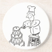 ケーキメーカ飾ーの巨大ケーキ コースター (正面)