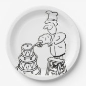 ケーキメーカ飾ーの巨大ケーキ ペーパープレート (正面)