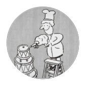 ケーキメ飾ーカーの巨大なサイズのケーキ カッティングボード (正面)