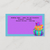 ケーキモダンベーカリー名刺 名刺 (裏面)