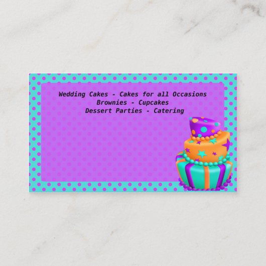 ケーキモダンベーカリー名刺 名刺 (裏面)