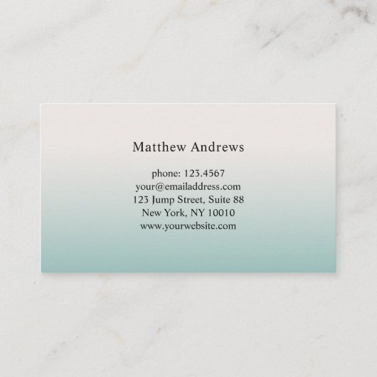 ケーキモダン 名刺 (裏面)