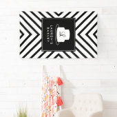 ケーキモノグラムモダンロストライプゴベーカリー 横断幕 (インサイチュ)