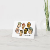 ケーキユーモアのあるのない誕生日パーティー カード (正面)