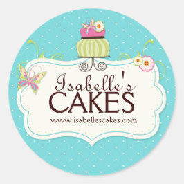 ケーキラお洒落ベル ラウンドシール