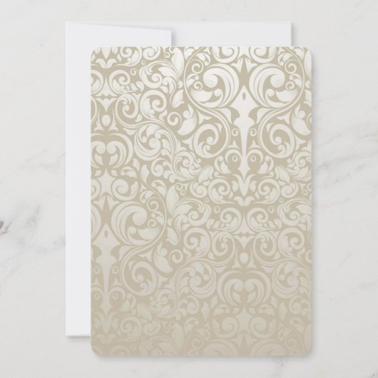 ケーキリハ結婚ーサルディナー招待状 招待状 (裏面)