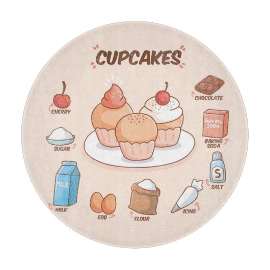 ケーキレシピ切断板 カッティングボード (正面)