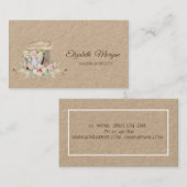 ケーキレトロミキサーフラワーズベーカリー 名刺 (正面/裏面)