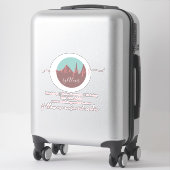 ケーキロポップ・アートのゴベーカリービジネスカーシール シール (スーツケース)