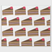 ケーキ一切れ ラッピングペーパー (フラット)