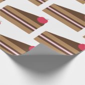 ケーキ一切れ ラッピングペーパー (角)