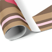 ケーキ一切れ ラッピングペーパー (ロールコーナー)