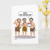 ケーキ付き火災誕生日 カード (黄色い花)