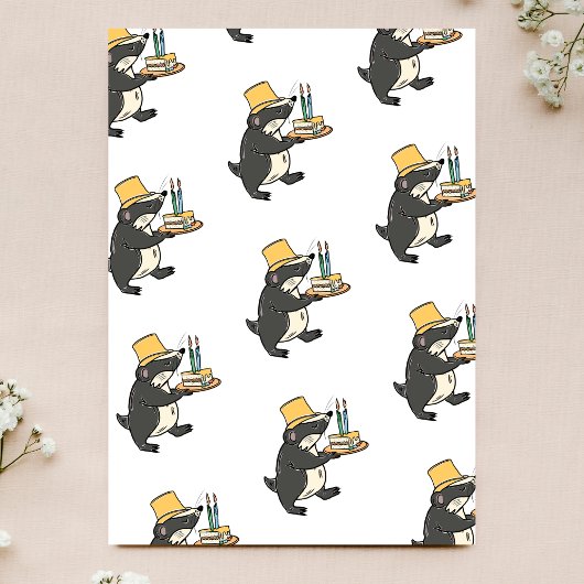 ケーキ付き自転車のバッダーズ2nd誕生日パーティー 招待状