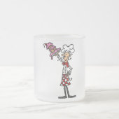 ケーキ付きTシャツとギフト付きシェフ フロストグラスマグカップ (中央)