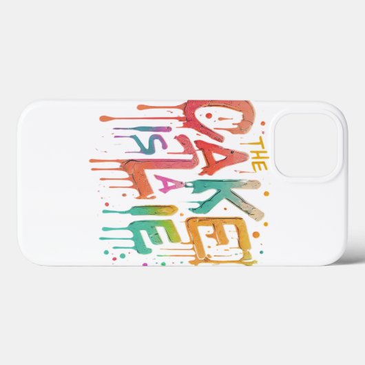 ケーキ偽Tee» Case-Mate iPhoneケース (裏面 (横))