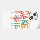 ケーキ偽Tee» iPhoneケース (裏面横)