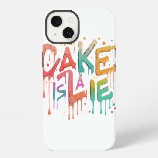 ケーキ偽Tee» iPhoneケース (裏面)