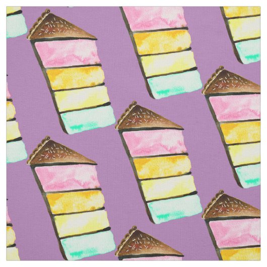 ケーキ切りレインボーケーキアート ファブリック (見本)