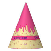 ケーキ切り漫画の甘い子供の誕生日 パーティーハット (左)