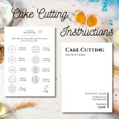 ケーキ切断ガイドラウンドベーカリーシンプル