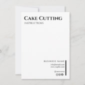 ケーキ切断ガイドラウンドベーカリーシンプル (正面)
