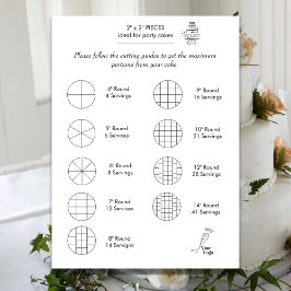 ケーキ切断ガイド結婚ズのシンプル