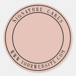 ケーキ包装シール ラウンドシール