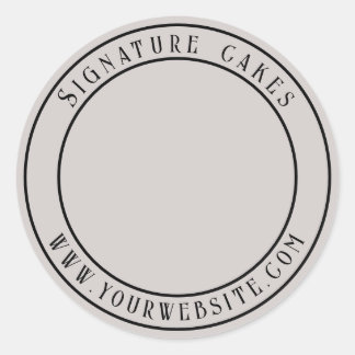 ケーキ包装シール ラウンドシール