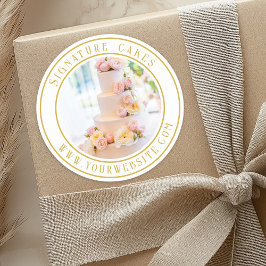 ケーキ包装シール ラウンドシール