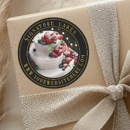 ケーキ包装シール ラウンドシール