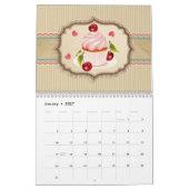 ケーキ及びカップケーキのカレンダー カレンダー (1月 2027)