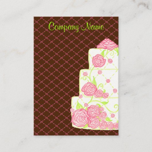 ケーキ名刺 名刺 (正面)