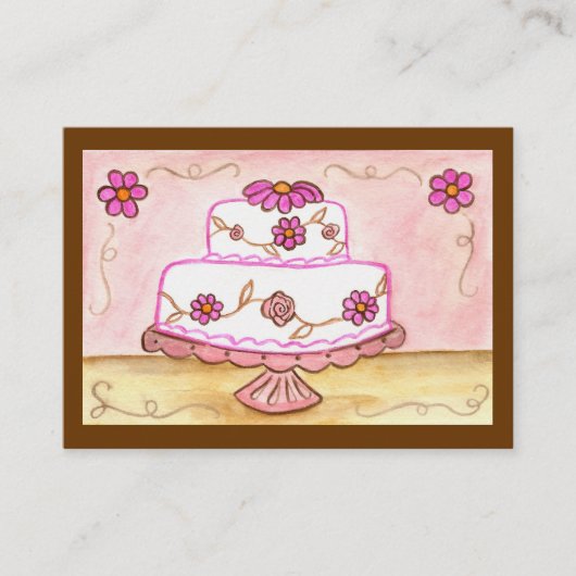 ケーキ名刺 名刺 (正面)