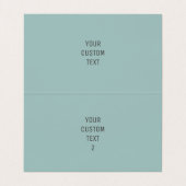 ケーキ営業ベーカリー折り畳み可能名刺 名刺 (内部フラット)