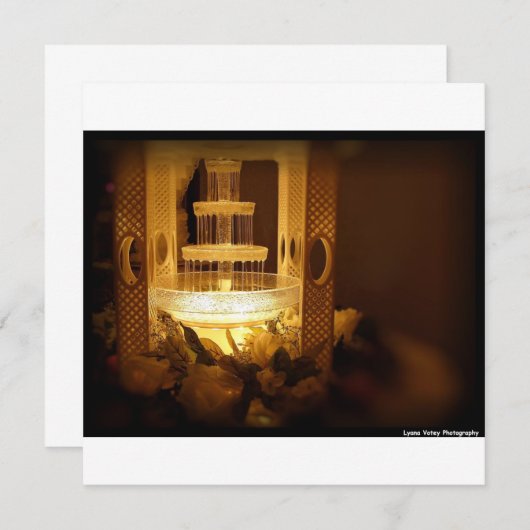 ケーキ噴水 (正面/裏面)