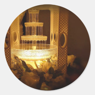 ケーキ噴水 ラウンドシール