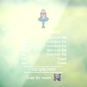 ケーキ専門店 ビジネス用 窓用シール ウィンドウサイン (シート3)